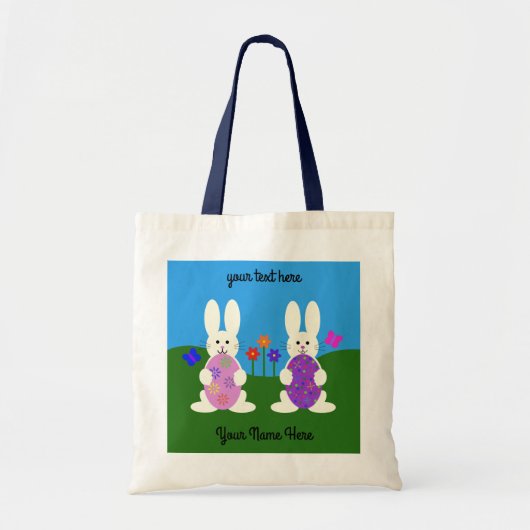 Paasbunny #7 Canvas tas (Voorkant)