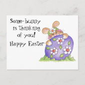 Paasbunny Briefkaart (Voorkant)