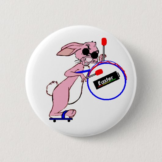 PaasBunny-Button Ronde Button 5,7 Cm (Voorkant)