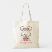 PaasBunny-Canvas tas (Achterkant)