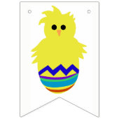 Paasbunny Chick Eggs Bunting Banner (Tweede vlag)