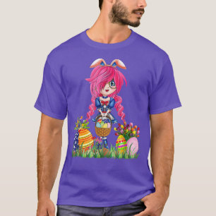 PaasBunny Ears Japanse Anime Merch Cute Manga T-shirt