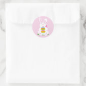 Paasbunny | Egg Hunt Ronde Sticker (Tas)