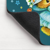  paasbunny en Chick Gift Muismat (Hoek)