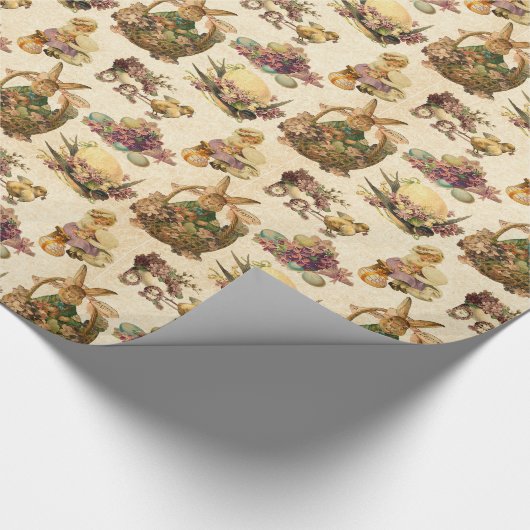 paasbunny en damesfeest cadeaupapier (Hoek)