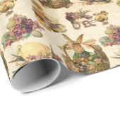 paasbunny en damesfeest cadeaupapier (Rol Hoek)