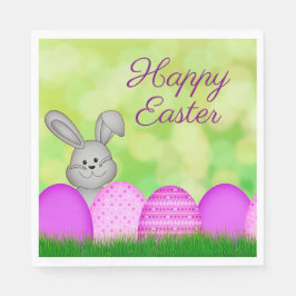 PaasBunny en eieren Servet