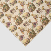 paasbunny en meisjespartijweefsel tissuepapier (Detail)