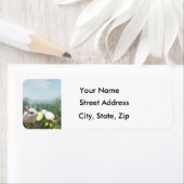 PaasBunny en paaseieren Adresetiketten Etiket (Insitu)