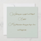 Paasbunny Florals (Achterkant)