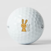 Paasbunny Golfballen (Voorkant)