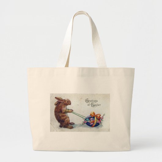Paasbunny Grote Tote Bag (Voorkant)