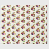 paasbunny Holiday Cadeaupapier (Vlak)