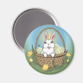 Paasbunny Magnet Festive Easter Decorations Magneet (Voorkant / Achterkant)