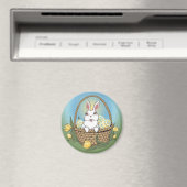 Paasbunny Magnet Festive Easter Decorations Magneet (Insitu (Vaatwasser))