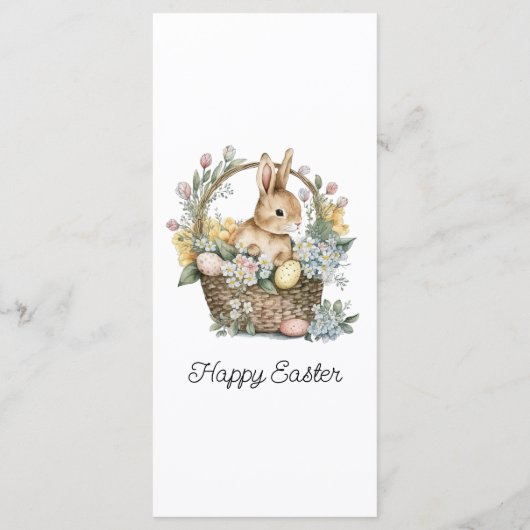 Paasbunny Menu (Achterkant)