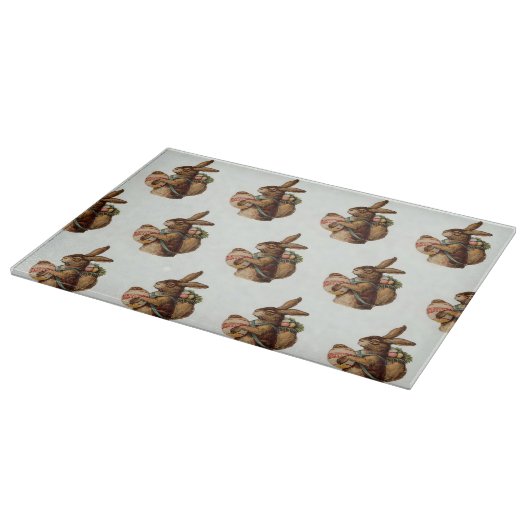 paasbunny met eieren snijplank (Hoek)