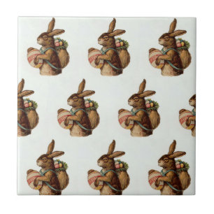paasbunny met eieren tegeltje