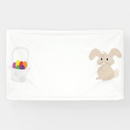 PaasBunny met mandje Spandoek