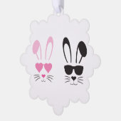 Paasbunny Ornament Kaart (Links)