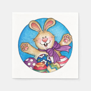 PaasBunny - Papier Napkins Servetten