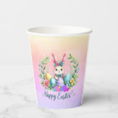 Paasbunny Papieren Bekers (Achterkant)