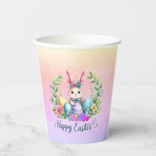 Paasbunny Papieren Bekers (Voorkant)