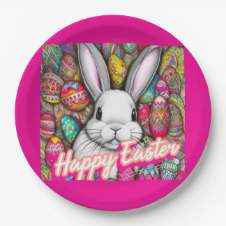 Paasbunny Papieren Bordje