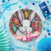 Paasbunny Papieren Bordje (Feest)