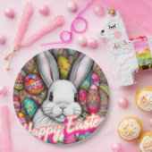 Paasbunny Papieren Bordje (Feest)