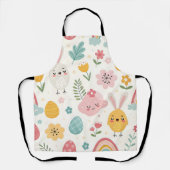 paasbunny Pattern Schort (Voorkant)