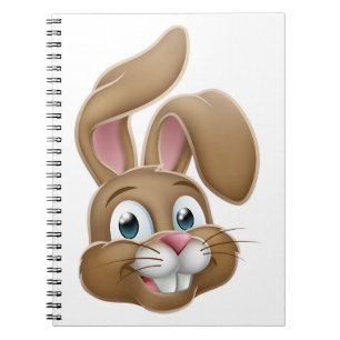 PaasBunny Rabbit Face Cartoon Notitieboek
