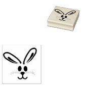 Paasbunny Rubberstempel (Gestempeld)