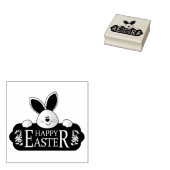 Paasbunny Rubberstempel (Gestempeld)