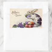  paasbunny-Sticker Rechthoekige Sticker (Tas)