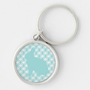 PaasBunny Swirls Sleutelhanger, lichtblauw Sleutelhanger