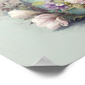 PaasBunny tussen Blooms Poster (Hoek)