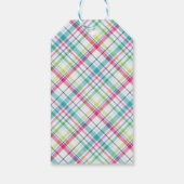 Paascadeau Label "Happy Easter"-stripe-patroon Cadeaulabel (Achterkant)