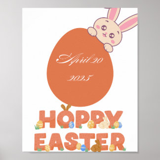 paascadeaukaart poster