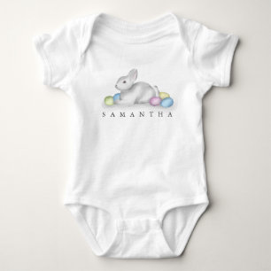 Paascorresponderende witte katoenstaart, aangepast romper