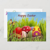 Paasdag Briefkaart voor feestdagen (Voorkant / Achterkant)