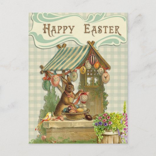  Paasdag Bunny Holiday Kaart (Voorkant)