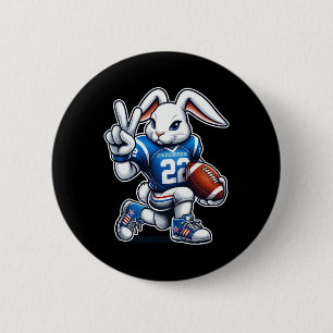 Paasdag Bunny Spelen Footbyll Boys Meisjes Kinder Ronde Button 5,7 Cm