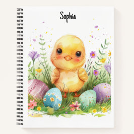 Paasdag cadeau 2024, aangepaste naam Paasei Notitieboek