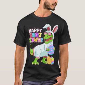 Paasdag Dinosaur Funny Happy Eastrawr T Rex Eas T-shirt