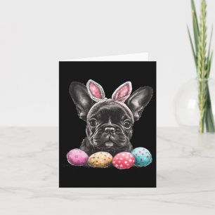Paasdag Frenchie Hond Pasen Frenchie Hond Pasen Kaart