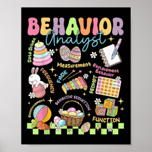Paasdag Gedragsanalist Bunny Aba Gedrag Poster