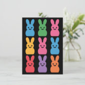 Paasdag Konijn Eieren Schotland Luipaard Feestdagenkaart (Staand voorkant)