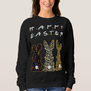 Paasdag met juffrouw Bunny Rabbit Leopard Trui