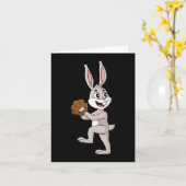 Paasdag Rabbit Pitcher Boys Meisjes Kinder Kaart (Gele Bloem)